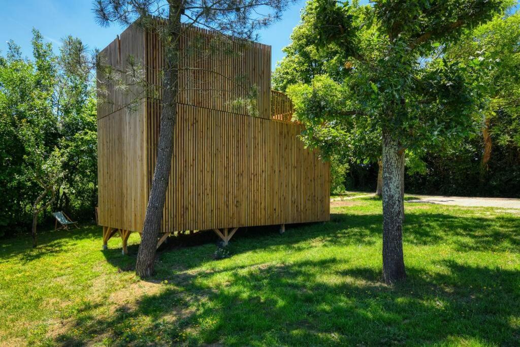 Villa Chalet De Charme Avec Piscine Aurade Exterior foto